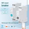 WiFi Tuya Smart Circuit Breaker: Remote Control, Timer, Metering, Overcurrent/Overvoltage Protection, and Alarm System.