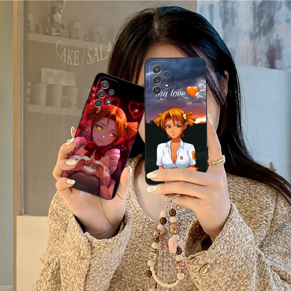 Вечное лето Алиса Матовый чехол для мобильного телефона для Samsung Galaxy M55 54 42 35 34 33 32 23 22 15 14 13 12 F55 5G