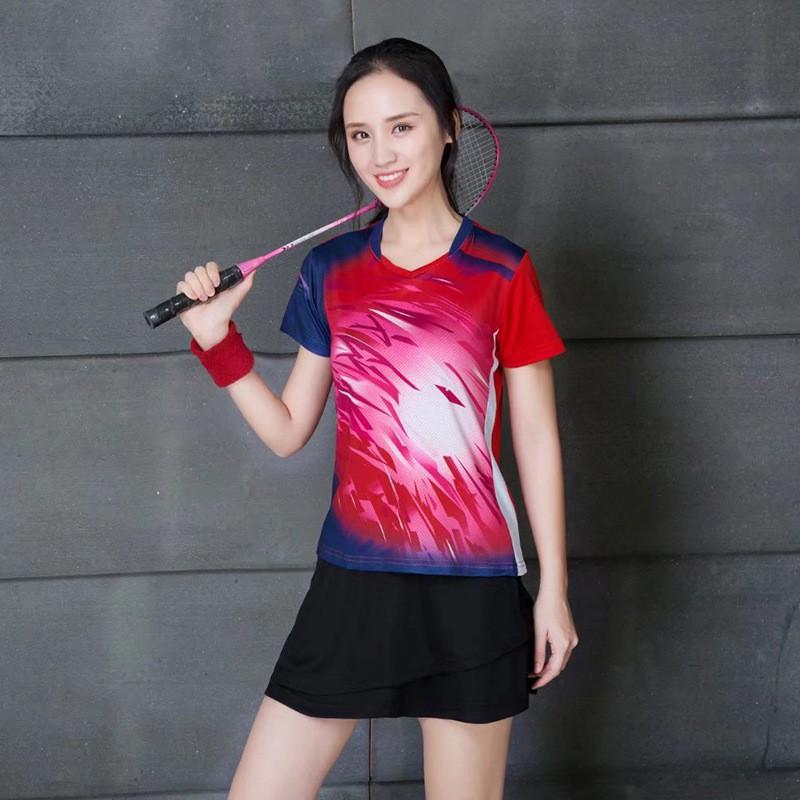 Quick-Dry Unisex Badminton Tennis Volleyball Team Sport Jersey Set Training Competition