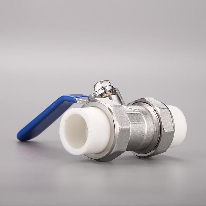 PPR Double Union Copper Ball Valve
