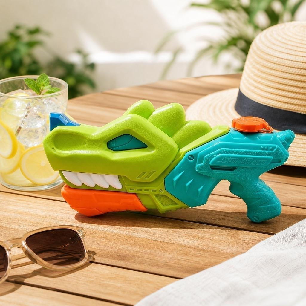 Outdoor Water Gun Toy High Capacity Water Blaster Pump Action Splashing Water Shooter for Kids Summer Pool Beach Fun