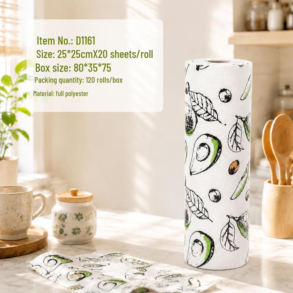 Thickened Disposable Kitchen Cloth - Multi-functional Hand-Tearable Dishwashing Cloth