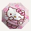 Hello Kitty, Автоматический складной зонт-трость с бантом, Прочная конструкция с 8 спицами, Компактный и стильный, Отлично подходит для кемпинга, Хэллоуина, Рождества, Дня матери