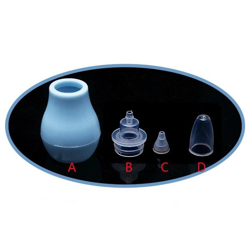 Портативный детский назальный аспиратор для младенцев и малышей, очиститель носовой слизи, соплей, вакуумный отсасыватель, помпа CLE