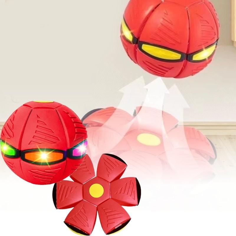 Vibrant Light Up Flying Disc Ball With Stretchy Design For Kids Play And Exercise