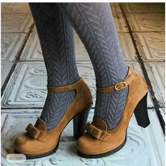 Большой размер 34-43 Элегантные туфли-лодочки на высоком каблуке с ремешком и бантами Женские туфли Повседневные Вечеринка Офис Свадебные туфли Женские туфли-лодочки для платья Удобные