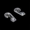 200pcs/lot Plastic Display Hooks Shirt Dress Underwear Sock Gloves Clip Hanger Bag Package Header Hook Clothes Hangers