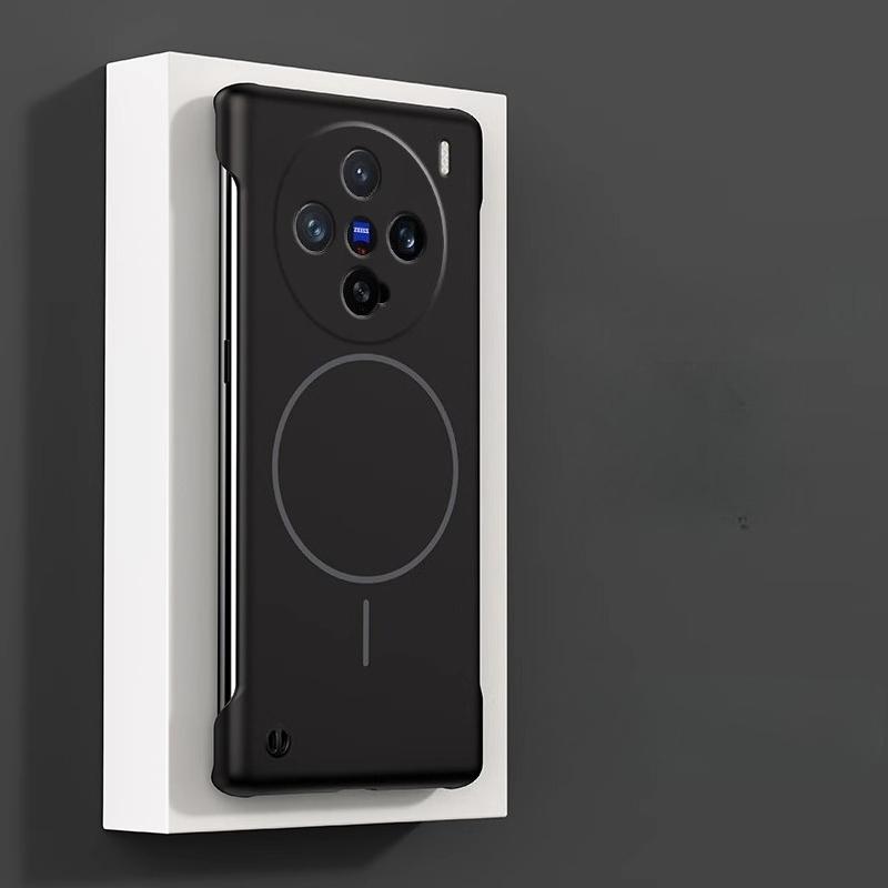 Для безрамочного чехла для телефона Magsafe для VIVO X200Pro mini Матовый Тонкий Жесткий Беспроводная Зарядка Магнитная Крышка для VIVO X200 ultra