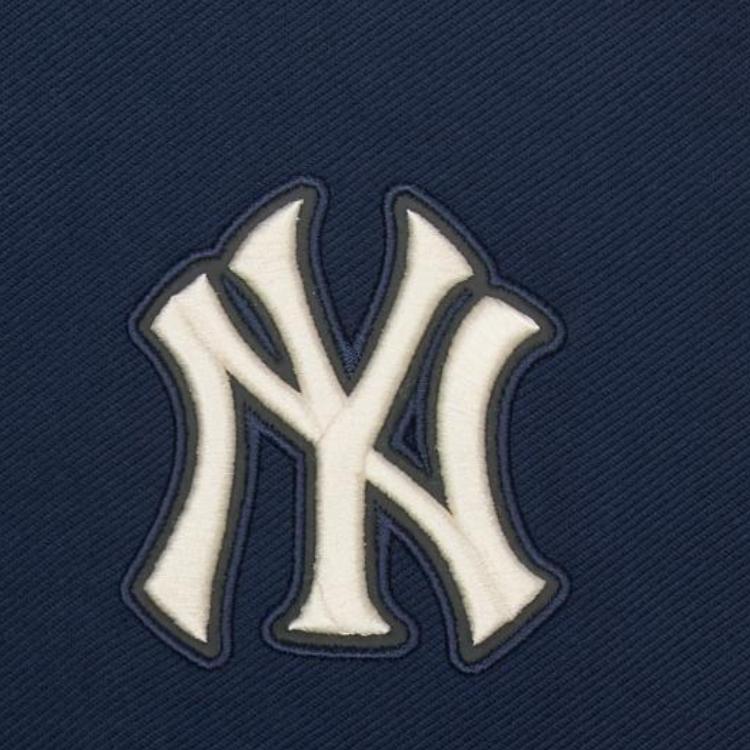 MLB Нью-Йорк Янкис Цветной Блок Буквы Поло На Пуговицах С Длинным Рукавом Куртка Унисекс Куртки Темно-Синий 3AJPV0444-50NYS