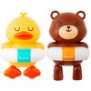 Little Cloud Toddler Bath Play Wind-up Toy, Mixed, 2 Pieces, Korean Bath Toys