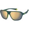 Sunglasses - POLAROID - PLD 2152/S - Color Matte Green - Unisex - Size 59