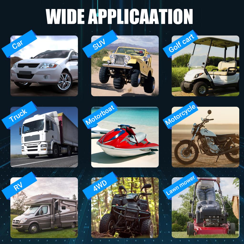 Dual Channel Car Battery Charger 12V 10A 24V 5A for Lithium AGM GEL Lead-Acid LiFePO4 Battery Automatic Motorcycle Charger