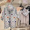 2026 New Model Children's Snoopy Lightweight Breathable Quick-Dry Portable Student Extended Family Soft Raincoat for Heavy Rain Protection