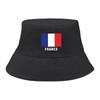 Bucket Hat With France Flag Print , Patriotic Fisherman Cap Simple Lightweight Casual Fishing Hat