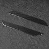 2Pcs Carbon Fiber Car Door Sill Scuff Plate Pedal Trim Accessory 3.65x25.3cm