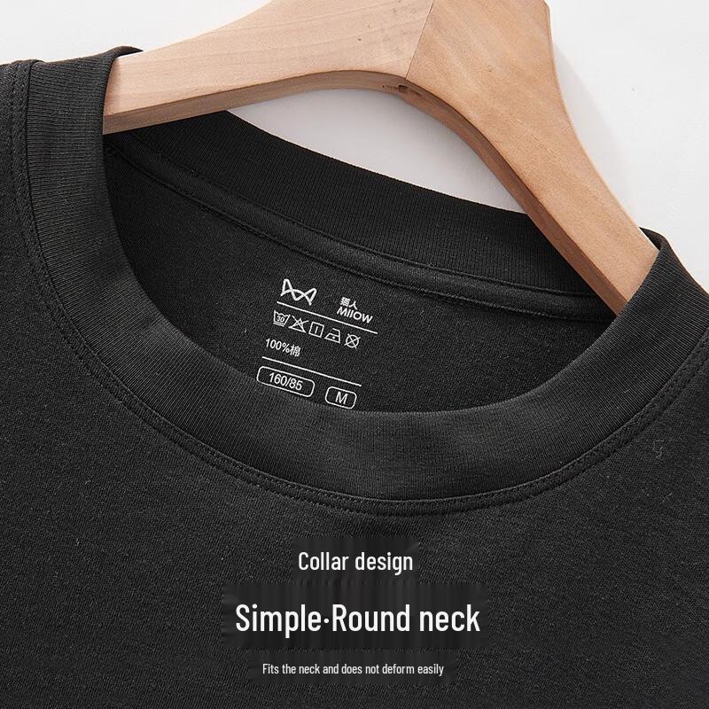 MIIOW Женская футболка из чистого хлопка с длинным рукавом