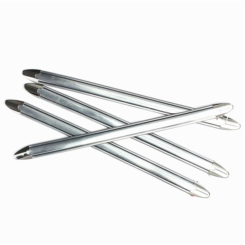 4pcs Car Edge Anti-collision Strip Bumper Protector Protective Bar Anti-rub Scrape Crash Styling Auto Accessories
