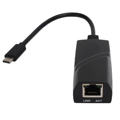 Сетевая карта Type C на RJ45 Адаптер Ethernet 1000 Мбит/с Конвертер сетевого кабеля для ноутбука