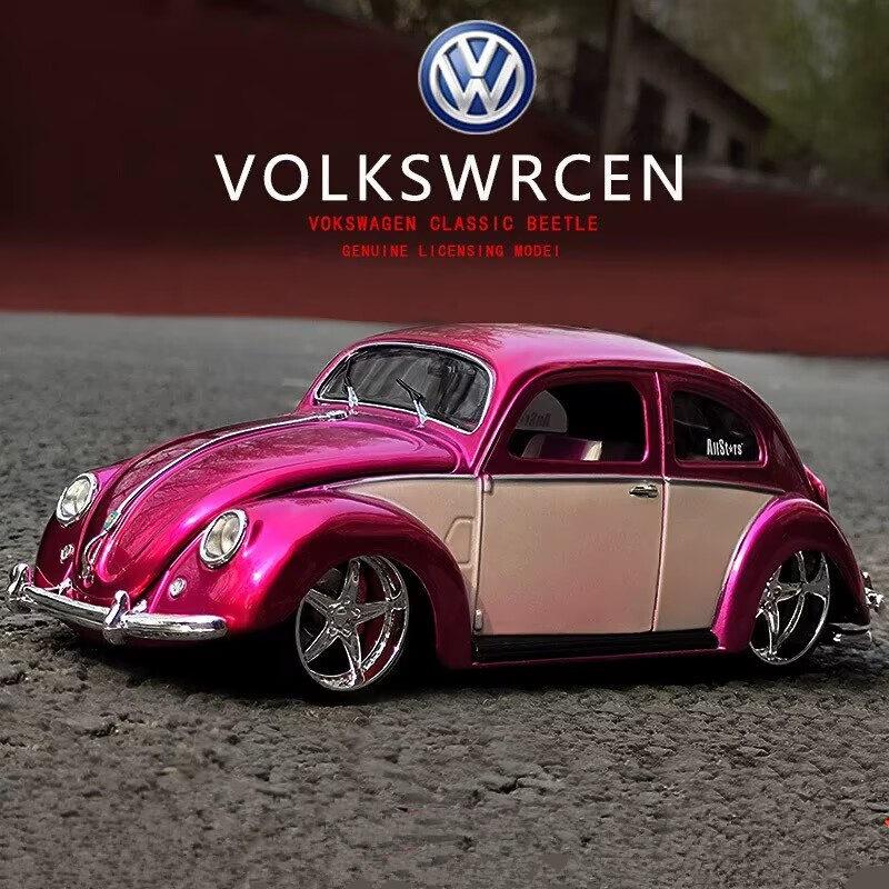 AABIM1 Maisto 1:18 Volkswagen Beetle Alloy Car Model Diecasts Metal Toy Vehicles Classic Car Model Simulation Collection Childrens Gift