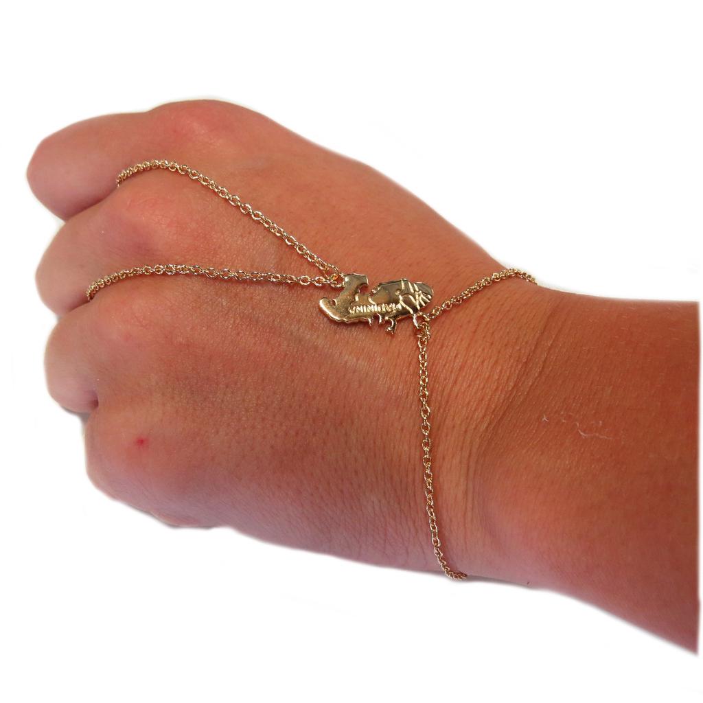 Les Trésors De Lily [G9387] - Позолоченный браслет-кольцо «MADININA».