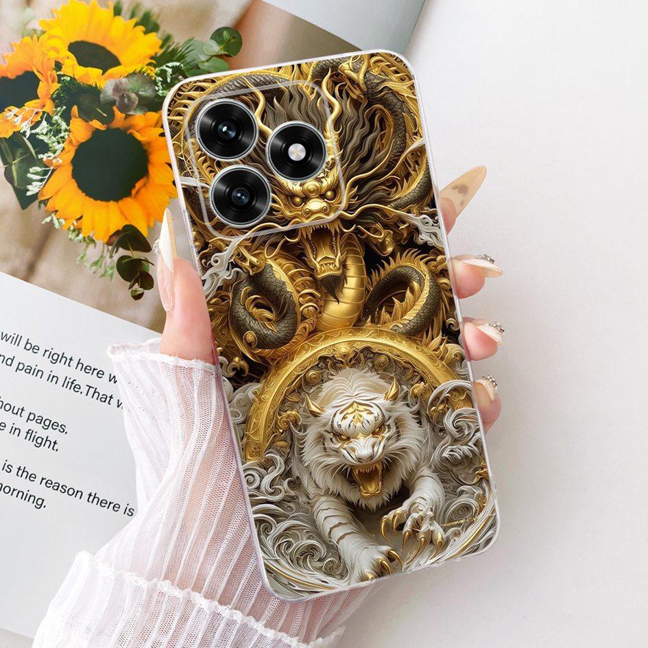 Case For Honor X5c Plus Cover 2025 New Fashion Flower Butterfly Soft Clear Silicone Phone Cases For Honor X5c 4G HonorX5c Fundas