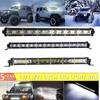 12/13/21 Inch Ultra Slim Single Row LED Light Bar Spot Beam Anti-Glare Work Light for Off Road Truck ATV UTV SUV Jeep Fog Lights