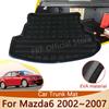 Коврик в багажник для Mazda6 Mazda 6 GG GG1 2002 2003 2004 2005 2006 2007 Mazdaspeed6 Седан Аксессуар Поддон для пола Водонепроницаемый ковер