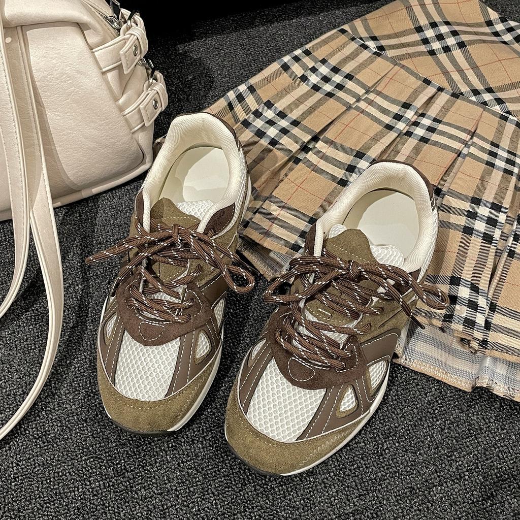 Ретро кроссовки на черной платформе для фанатов Queen женские 2025 новая осень юбка универсальные повседневные спортивные туфли