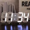 3D светодиодные цифровые часы настенное украшение светящийся ночной режим украшение для спальни регулируемые электронные часы декор комнаты эстетика