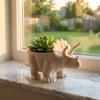 Desktop Decoration Dinosaur Flowerpot Funny Plant Planting Pot Creative Small Storage  Office