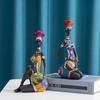 African Ornaments Wine Case Study Room Decoration Art Retro Home Resin Creative Living Room Character Black Women's Clothing