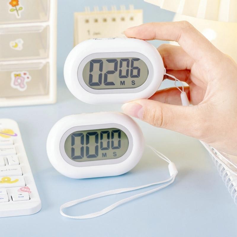 Classroom Timers for Teachers Kids Large Magnetic Digital Timer, Kitchen Timer Loud Alarm Clock with String