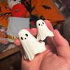 Cute Ghost Statue of Middle Finger, Scary Ghost Figurines, Holiday Home Decorations, Tea Table Ornaments Shelf.