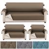 Water Repellent Quilted Arm Sofa Covers Waterproof Reversible Slipcover Washable Pet Protector Mat Furniture for Living Room