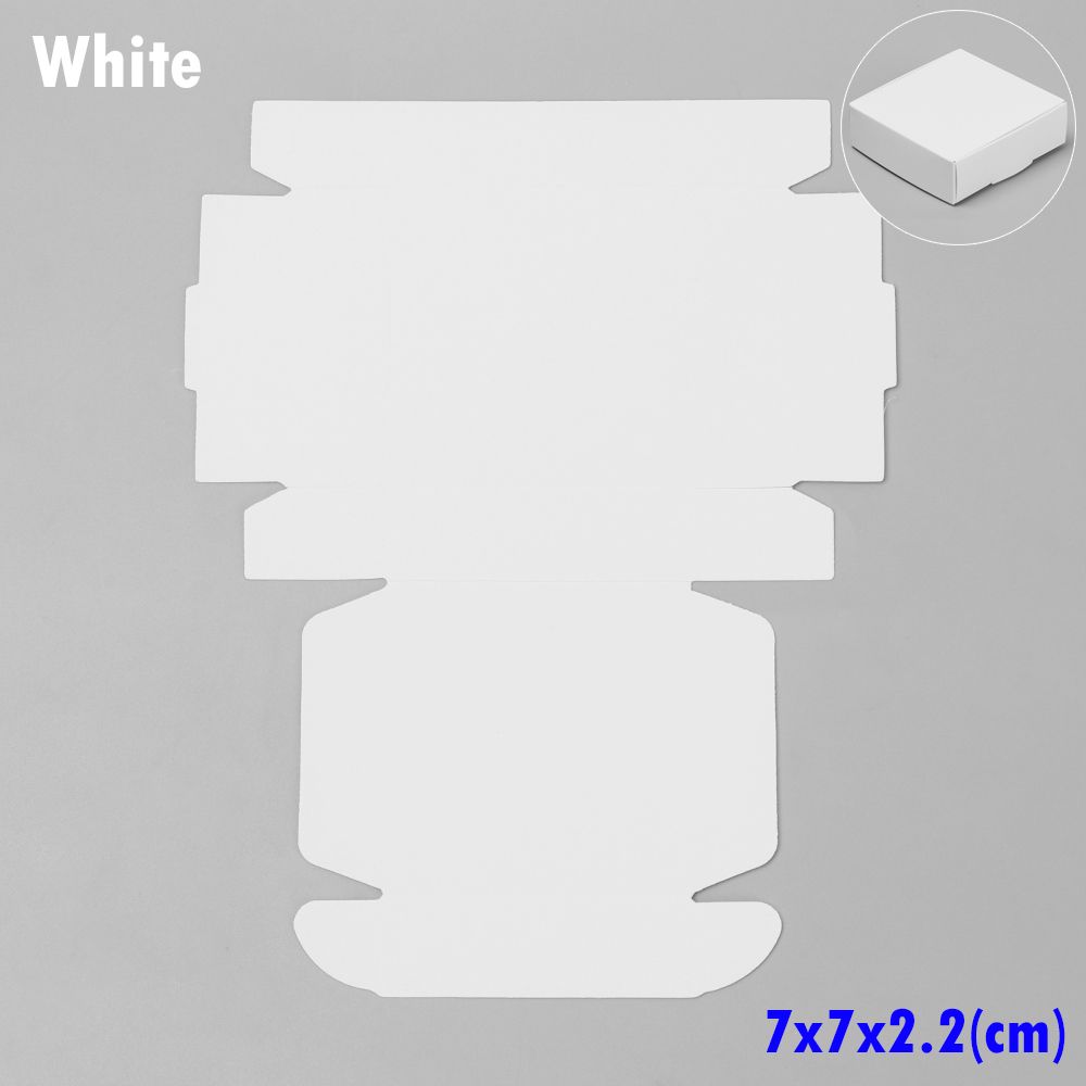 10pcs 9sizes Wedding Event Handmade Jewelry Candy Storage Cardboard Package Wrapping Kraft Paper Box