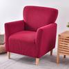 Banquet Armchair Slipcover Stretch Jacquard Chair Covers 1-Piece Sofa Cover Soft ArmChair Cover Single Couch Cover Furniture Protector for Living Room