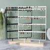 110 Holes Earring Display Holder 5-Tiers Jewelry Organizer Jewelry Storage Rack  Home Organization