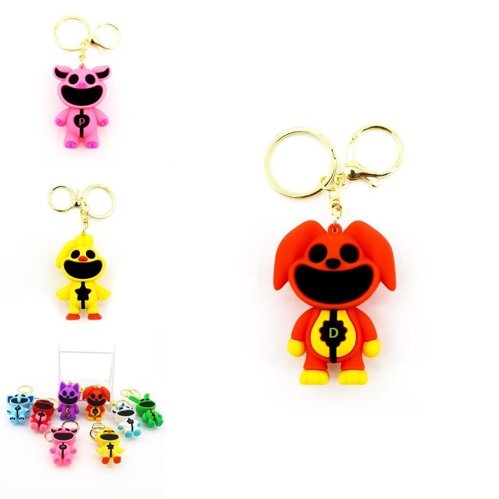 Adorable Smilingcritters Bobi Game Time 3 Pvc Animal Keychain Lobster Clasp Orange