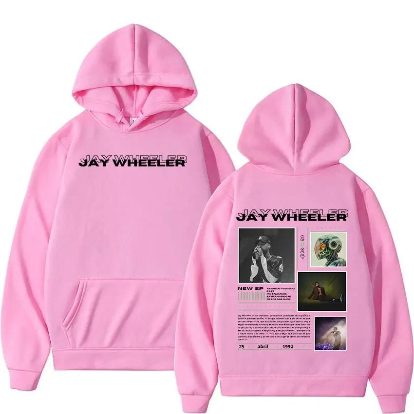 Рэпер JAY WHEELER Тур 2024 Новый Худи Мужской Хип-Хоп Мода Пуловер Толстовка Ретро Длинный Рукав Оверсайз Худи Уличная Одежда