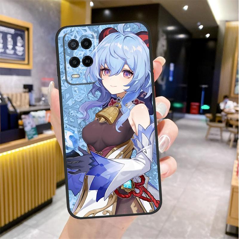 Чехол Ganyu Genshin Impact для Oppo A96 A76 A16 A17 A18 A60 A80 A40 A38 A58 A78 A98 A94 A74 A54 A15 A57 A77 A5 Pro