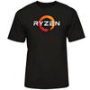 Черная футболка с логотипом AMD Ryzen Tech Gaming