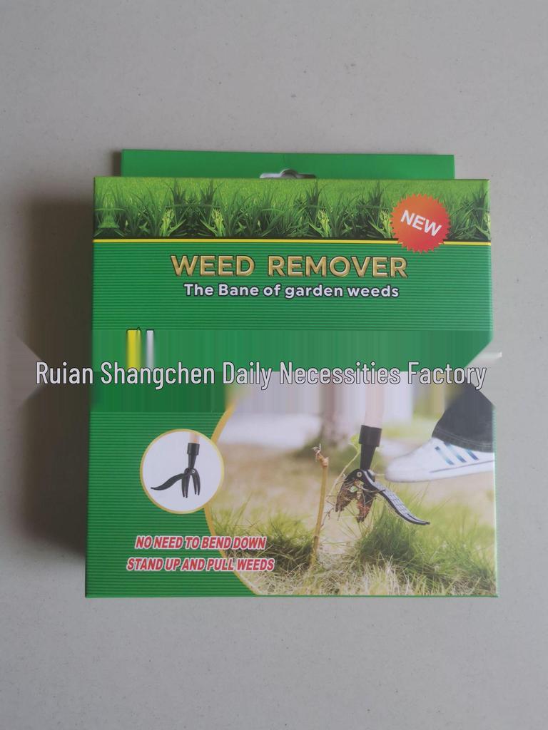 Long-Handle Foot-Operated Weeding Tool