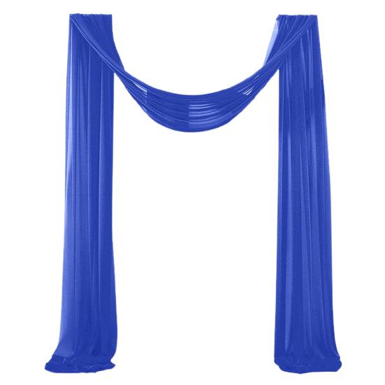 Wedding Arch Drape Chiffon Curtain Drapery Solid Color Tulle Drapery Draping Decoration for Weddings Ceremony Reception Banquets