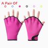 Swimming Hand Fins With Rubber Material For Training And Water Sports