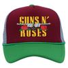 Guns n roses net cap alphabet print baseball cap breathable couple visor American truck hat tide
