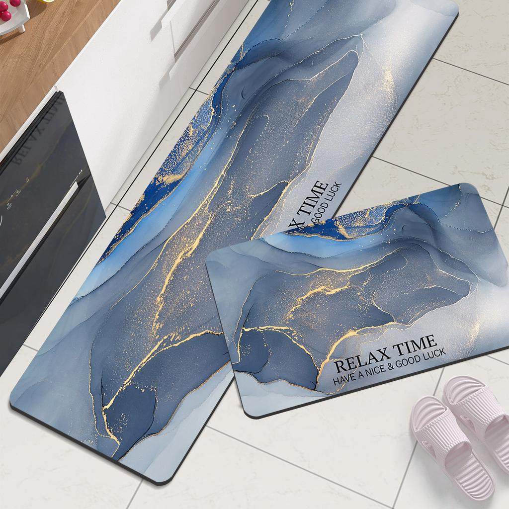 Diatomite Kitchen Floor Mat Waterproof Kitchen Rug Non-slip Long Area Room Carpet For Hallway Washable