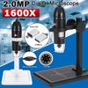 1600x Professional USB Raqamli Mikroskop 8 LED 2MP Elektron Mikroskop Endoskop Zum Kamera Kattalashtiruvchi Shtativ Adapter