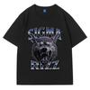 Футболка Sigma Rizz Смешная Графическая Футболка с Мемом Мужская Одежда Эстетика 90-х Подарок для Него Короткий Рукав Ретро Харадзюку Футболки Мужские