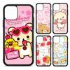 Аниме Милый Мультяшный Рилаккума Фильм Для IPhone 17 16 15 14 13 12 11 Mini Pro Max Plus ПК+ТПУ Задняя Крышка Телефона