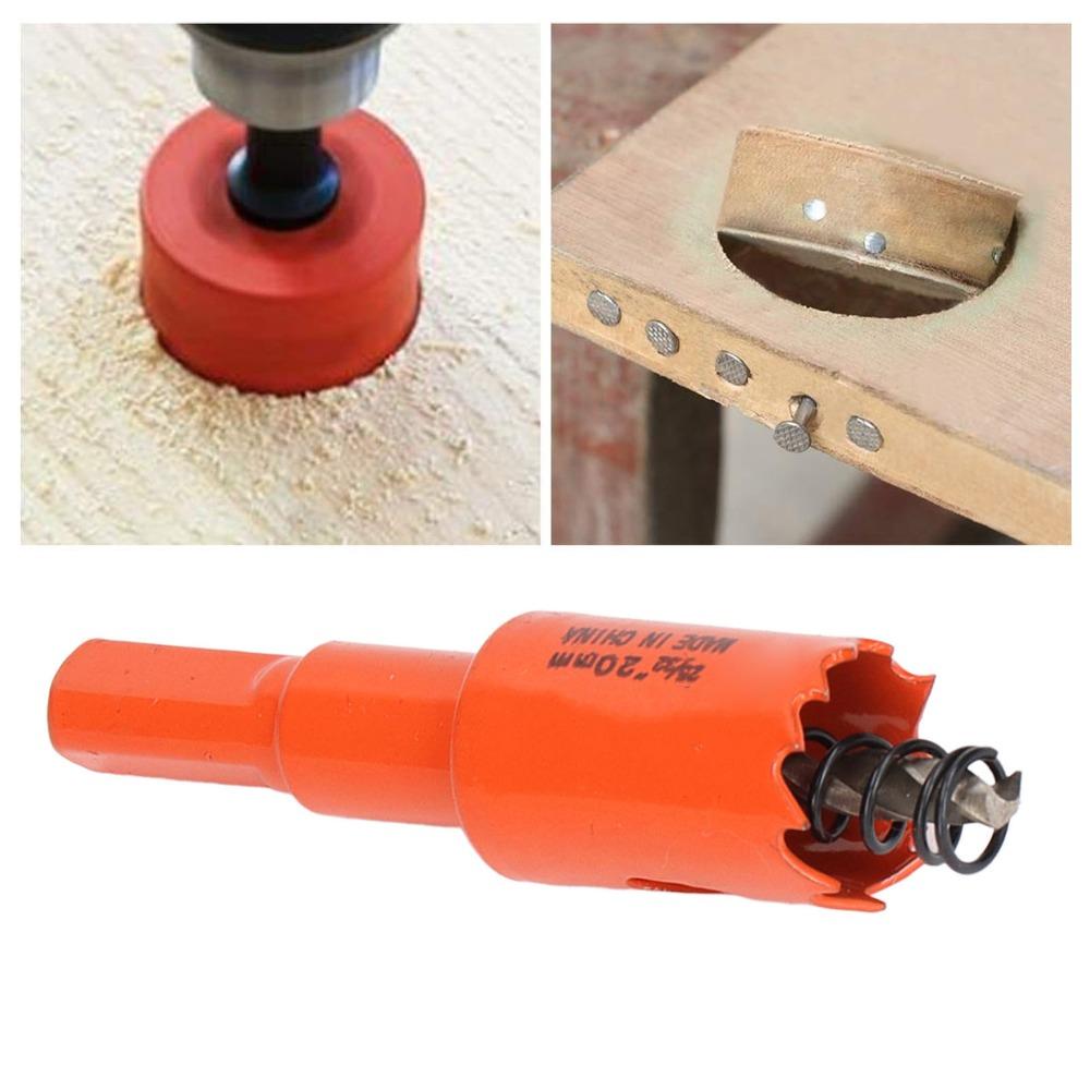 2pcs 1-Inch (25mm) Hole Saw Drill Bit 25/32in (20mm) Bi Metal Hole Cutter Hole Saw Cutter For Wood